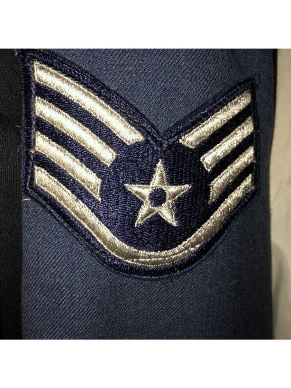 US Air Force 1949 Serge Blue 84 Wool Coat Jacket 41 L - Picture 8 of 10